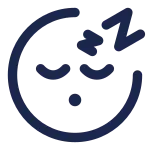 Sleeping Circle SVG Icon